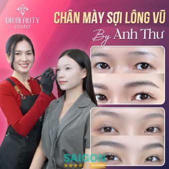 Spa làm chân mày phong thuỷ ở TPHCM
