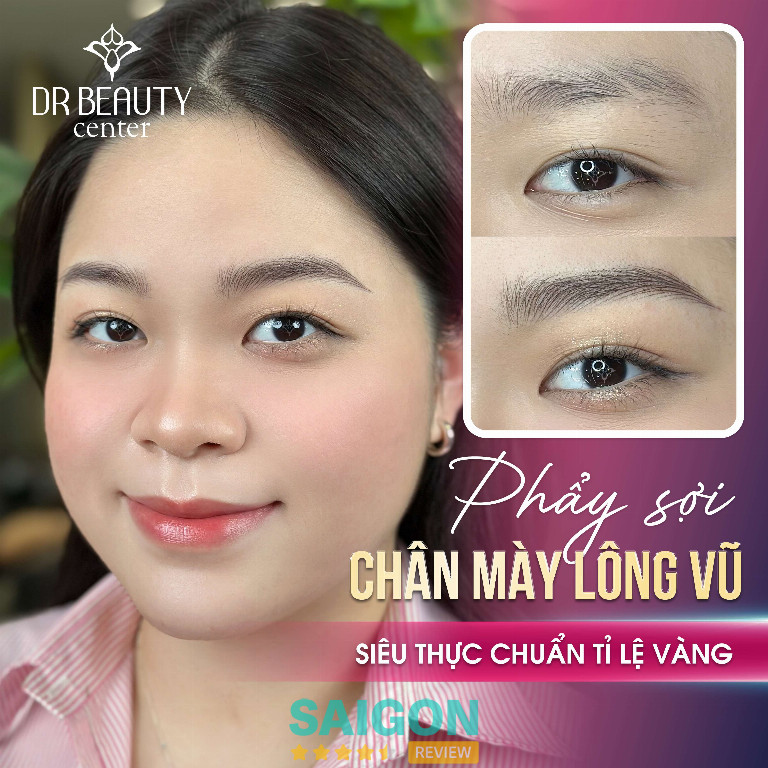 Spa làm chân mày phong thuỷ ở TPHCM