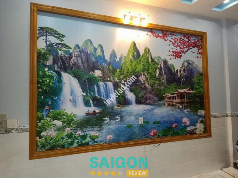 tranh dán tường 3D ở TPHCM 