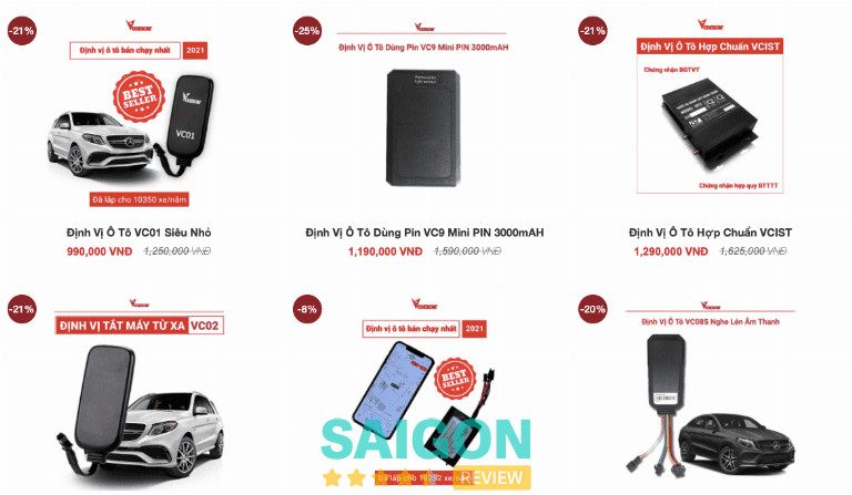 sản phẩm định vị ô tô hiệu quả của Vcomcar