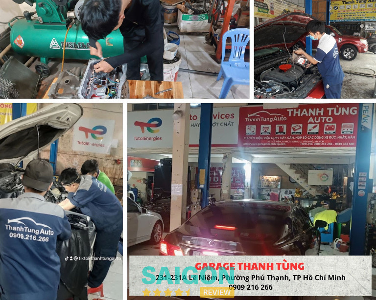 Gara sửa chữa ô tô tại TPHCM