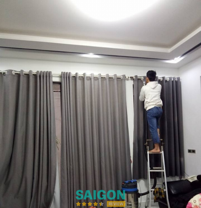 Giặt Rèm Cửa Năm Sao - Đường số 10