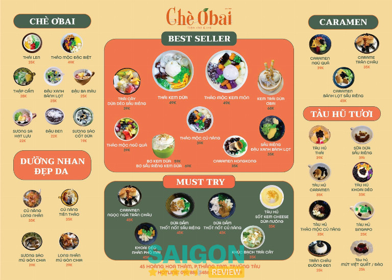 Chè Ơbai - 45 Hoàng Hoa Thám