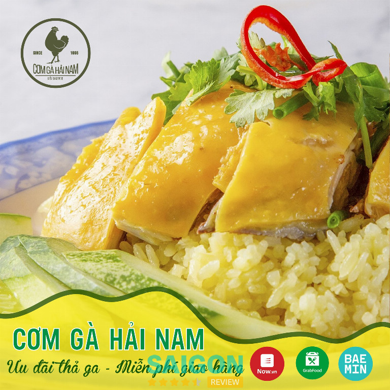 Quán cơm gà Hải Nam tại Quận 1