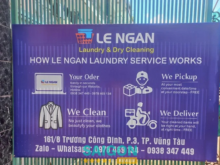 Tiệm Giặt Ủi Lê Ngân – 161/8 Trương Công Định
