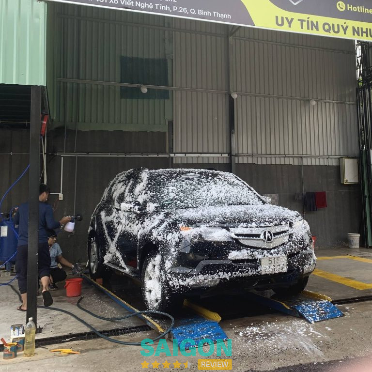 địa chỉ rửa xe ô tô 24/24 ở TPHCM