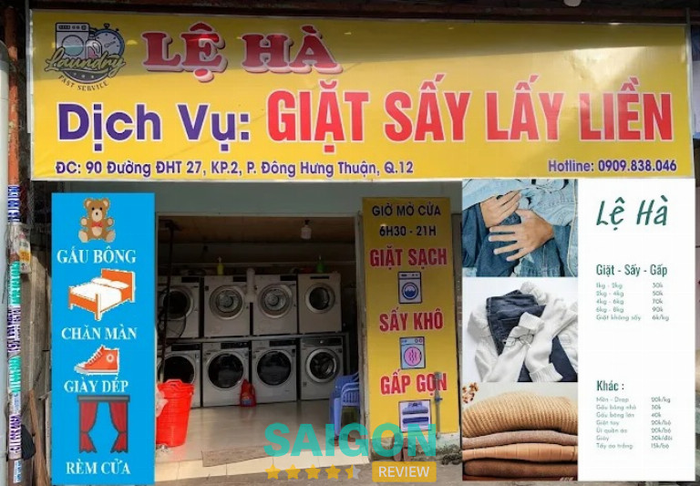 Giặt Sấy Lệ Hà - 90 đường ĐHT 17
