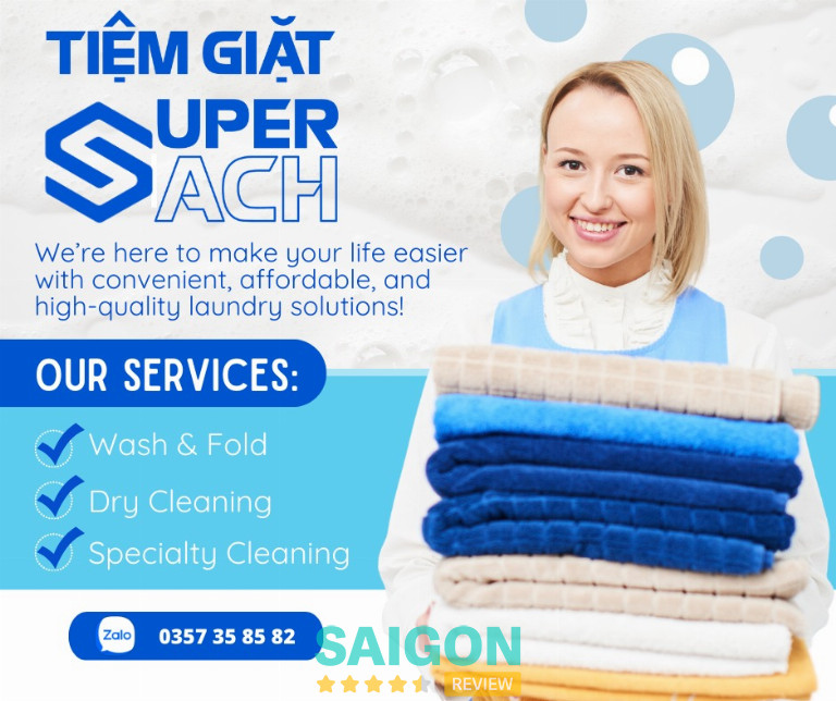 Tiệm giặt Super Sạch - Bình Trưng Tây