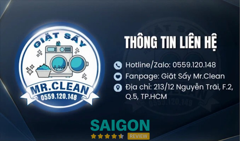 Giặt Sấy Mr.Clean – 213/12 Nguyễn Trãi