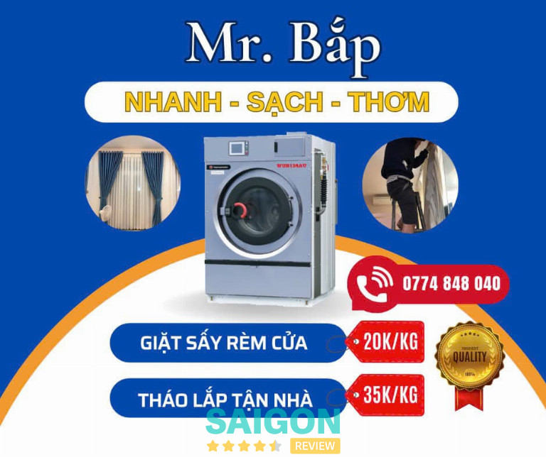 Tiệm Giặt Sấy MR Bắp – 238B Nguyễn Văn Luông