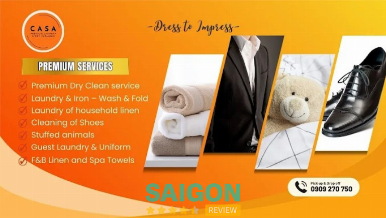 Casa Premium Laundry & Dry Cleaning - 525/41 Lê Văn Lương 
