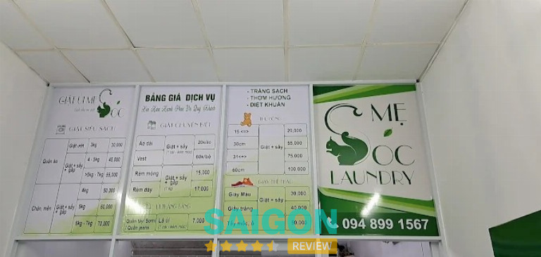 Tiệm Giặt Sấy Mẹ Sóc - 3/25/8G đường 182
