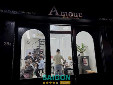 Bài viết đánh giá về Amour Hair Salon: 36B Lê Thị Riêng, P. Bến Thành
