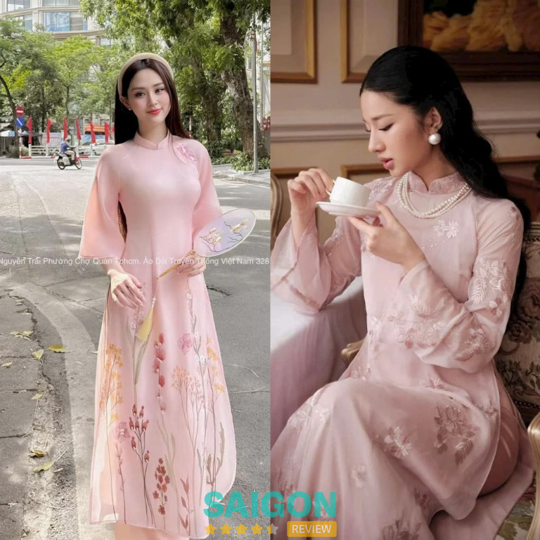 Mua áo dài may sẵn ở đầu đẹp TPHCM - Áo Dài Shop Đêm