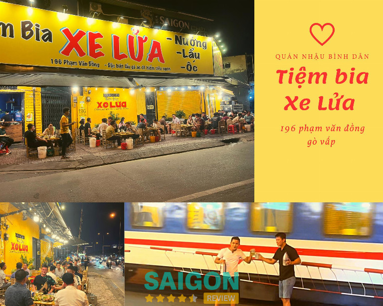 Tiệm Bia XE LỬA - 196 Phạm Văn Đồng