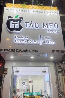 bài viết đánh giá về Táo Mèo Store: 1130 Đường 3 Tháng 2, Phường Bình Thới