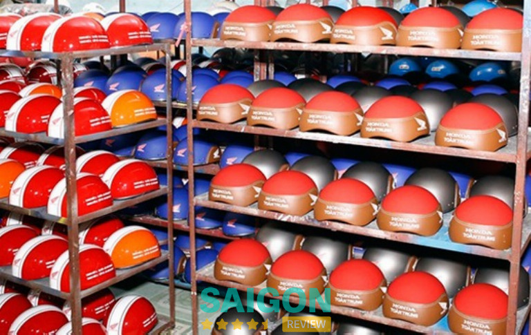 Xưởng sản xuất mũ bảo hiểm Alpha – Tân Phú