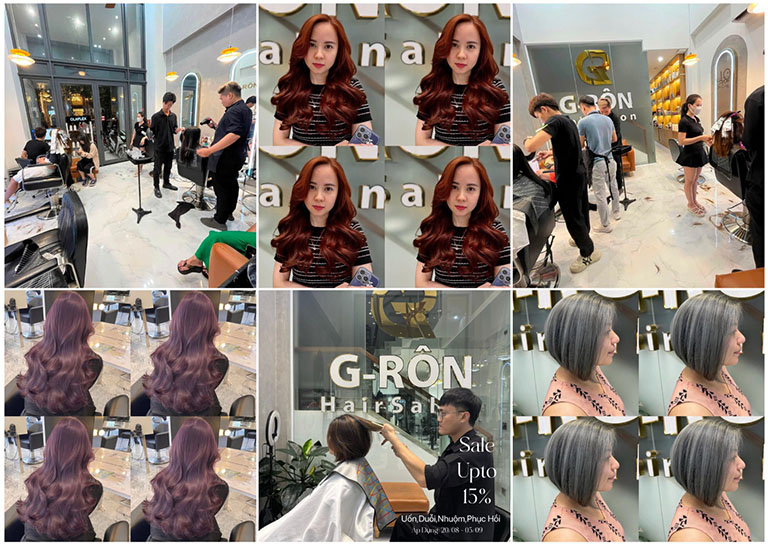 G-Rôn Hair Salon tóc quận 1 uy tín