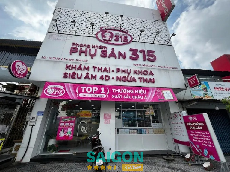 Hệ Thống Phòng Khám Phụ Sản 315 - 34A Lê Thị Hà