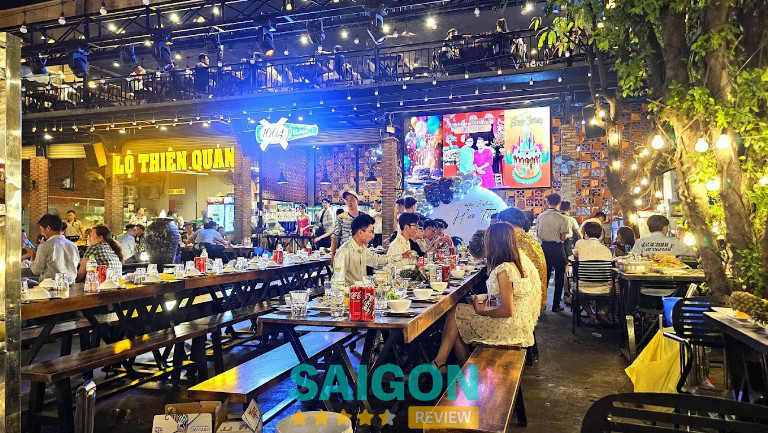 Lộ Thiên Quán là quán nhậu khu công nghiệp Tân Bình, gần, thoáng mát, món ngon, giá hợp lý