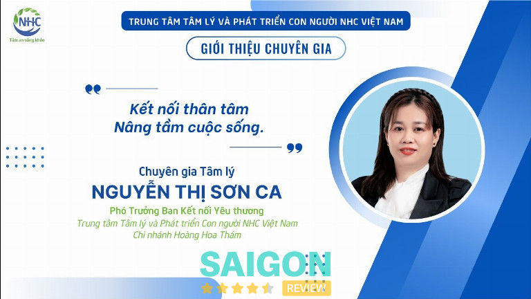Chuyên gia Nguyễn Thị Sơn Ca - Tâm lý NHC
