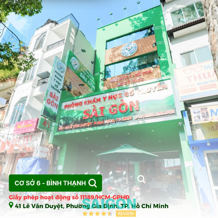 Phòng Khám Y Học Cổ Truyền Sài Gòn - P. Gia Định
