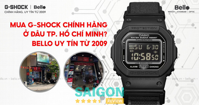 Mua G-Shock chính hãng ở Bello