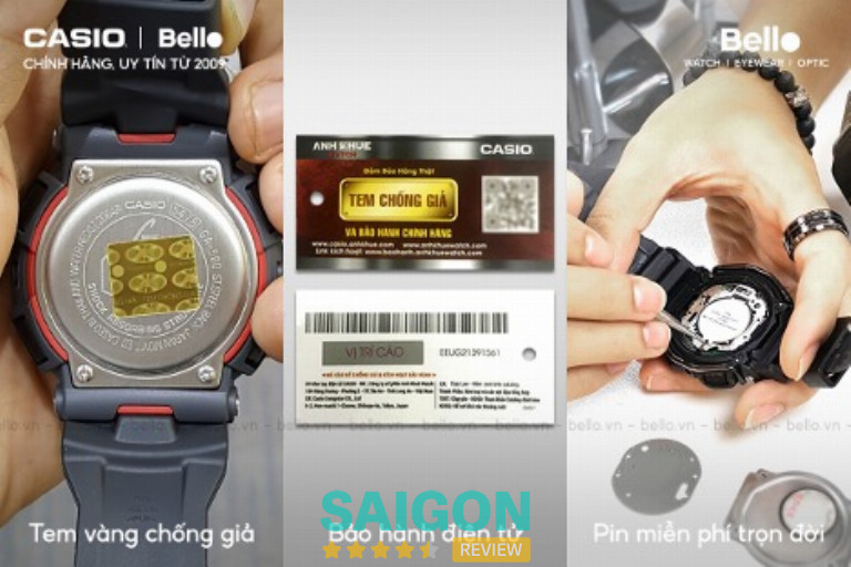 Mua G-Shock chính hãng ở Bello