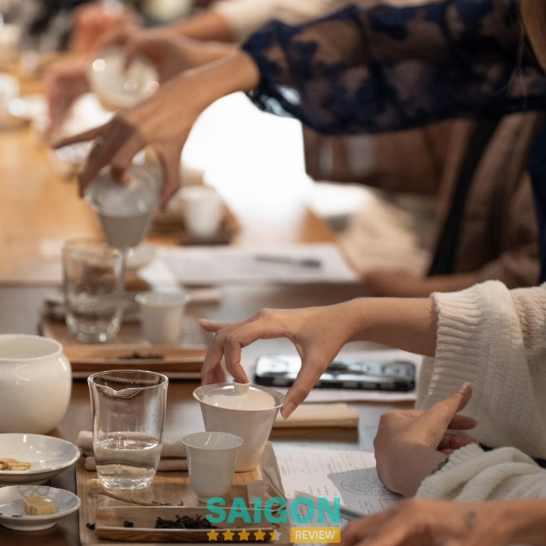 quán trà đạo ở TPHCM