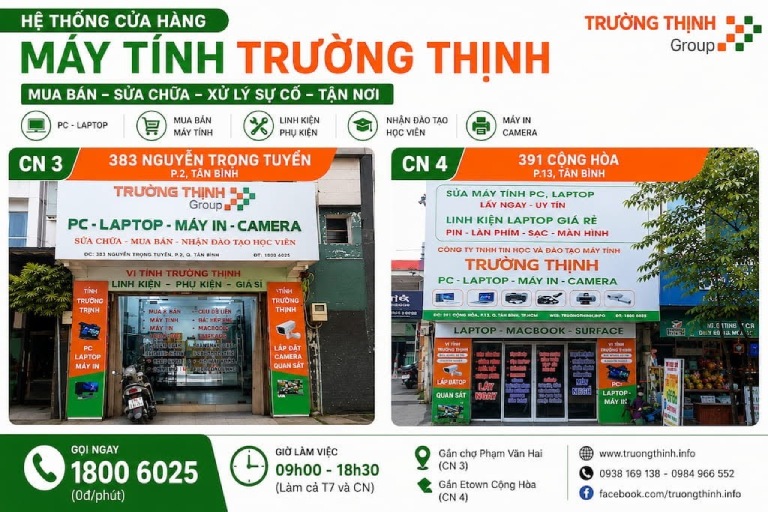 Vi Tính Trường Thịnh - Trường Thịnh Group tại Tân Bình Vi Tính Trường Thịnh - Trường Thịnh Group tại Tân Bình