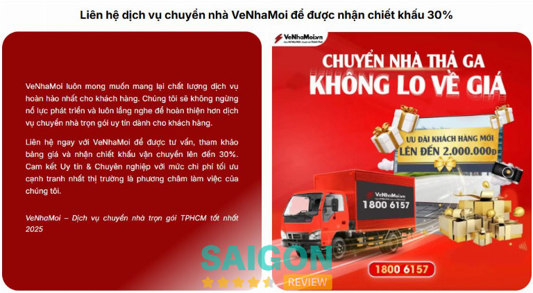 Cam kết minh bạch chi phí