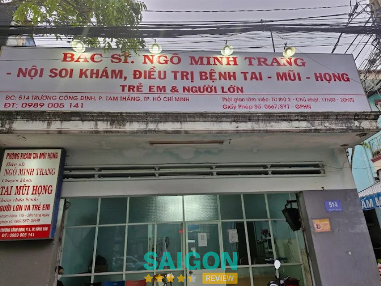 Phòng Khám Tai Mũi Họng Bs Minh Trang - 514 Trương Công Định