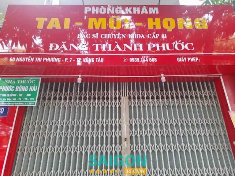 Phòng khám tai mũi họng Đặng Thành Phước - 60 Nguyễn Tri Phương