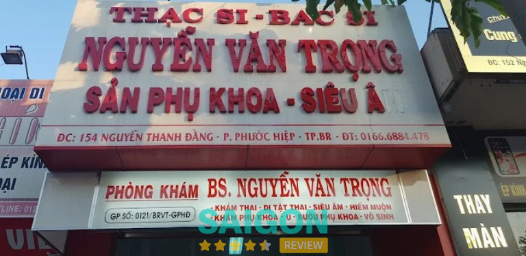 Phòng khám Phụ Sản ThS-BS.CKII Nguyễn Văn Trọng - 154 Nguyễn Thanh Đằng