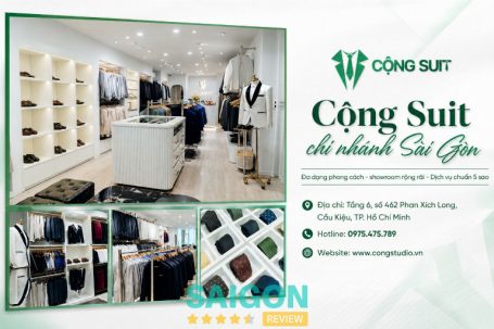 Bài viết đánh giá về Cộng Suit: Tầng 6, 462 Phan Xích Long, P. Cầu Kiệu, TPHCM