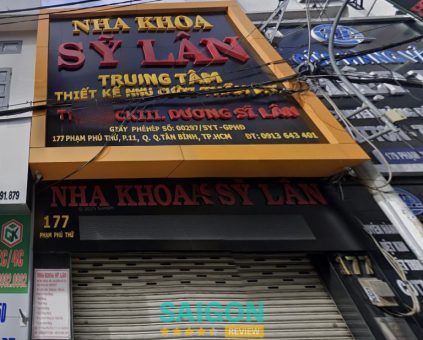 Bài viết đánh giá về Nha khoa Sỹ Lân: 177 Phạm Phú Thứ, P. Bảy Hiền, TPHCM