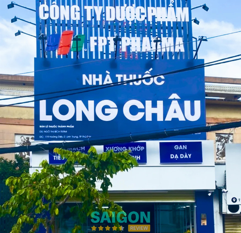 Nhà thuốc long châu 119 hoàng diệu thủ đức