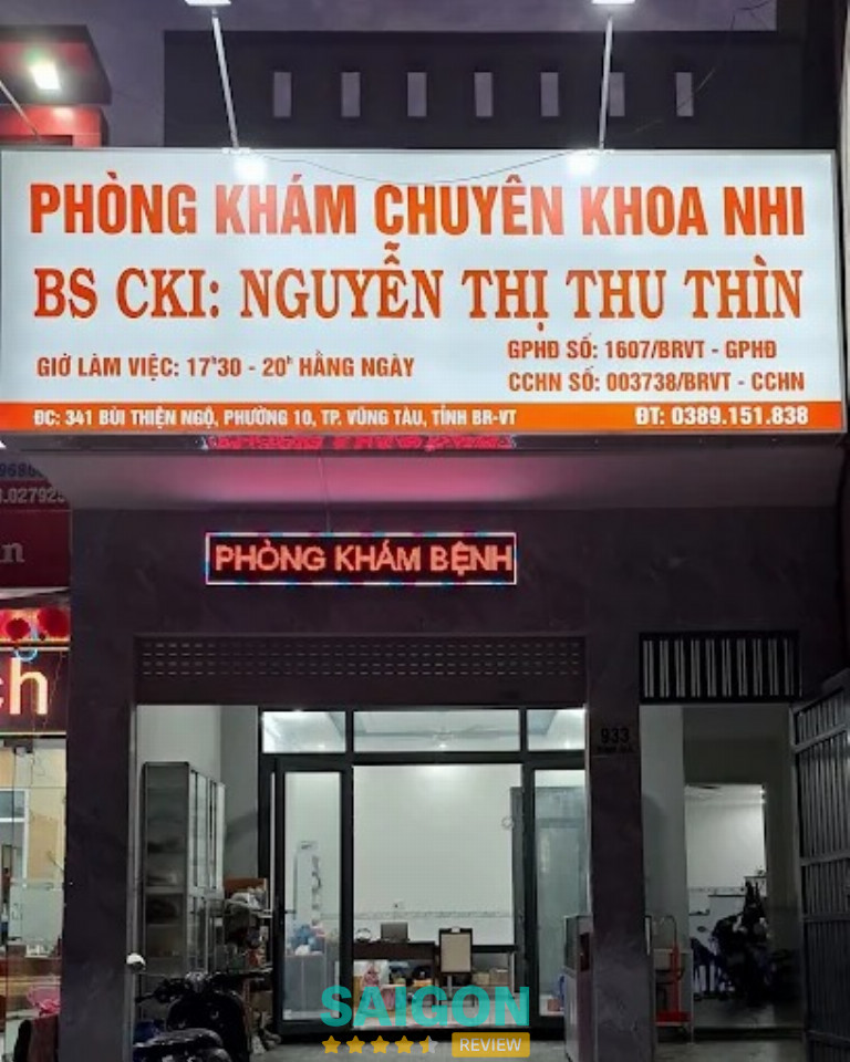 Phòng khám Nhi - Bác sĩ Thu Thìn - 341 Bùi Thiện Ngộ