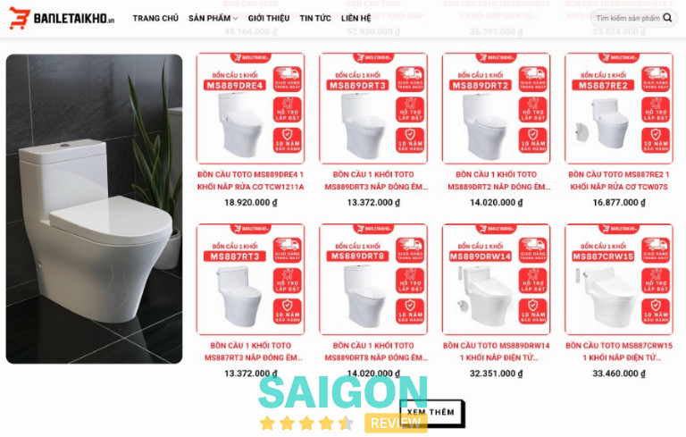 TOTO Bán Lẻ Tại Kho