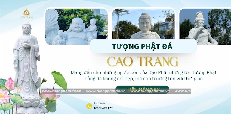Cao Trang đã hoàn thiện và an vị nhiều tôn tượng Quan Âm khổ lớn cho các chùa, thiền viện trên khắp cả nước