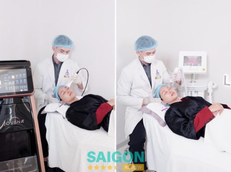 nhiều khách hàng tìm đến LG Clinic để xoá nhăn ấn đường