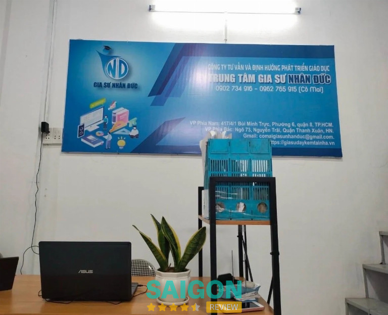 Trung Tâm Gia Sư Nhân Đức quận 8