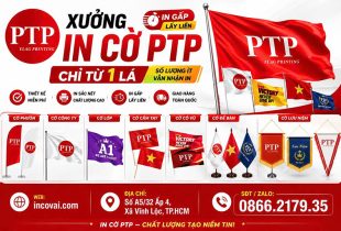 Xưởng In Cờ PTP in cờ lấy liền theo yêu cầu tại TP.HCM chỉ từ 1 lá