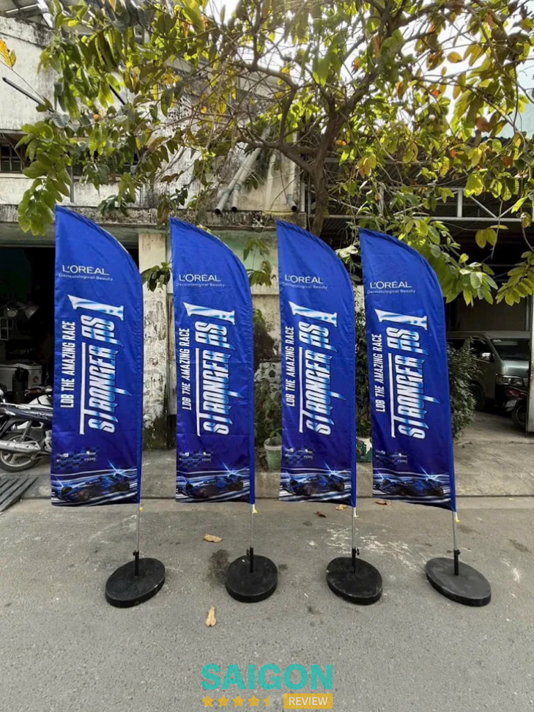 Xưởng In Cờ PTP in nhanh theo yêu cầu số lượng từ 1 lá