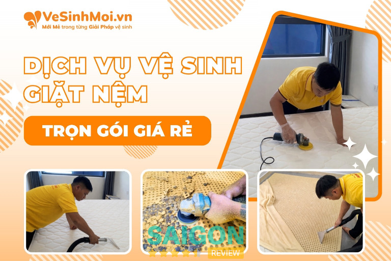 giặt nệm tại vesinhmoi