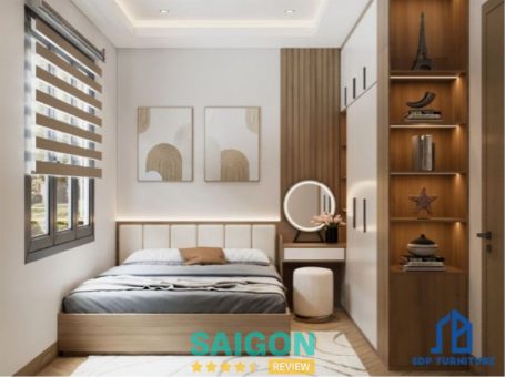 Giường Ngủ Kê 2 Vách