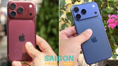 iPhone 18 Pro màu Đỏ Burgundy (trái) và iPhone 17 Pro Max màu Xanh Đậm (phải). Ảnh: Tom's Guide