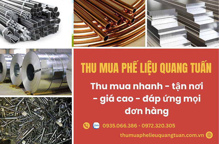 Phế Liệu Quang Tuấn - Thu mua nhanh, tận nơi, giá cao, đáp ứng mọi đơn hàng