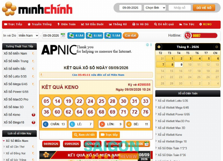 Minh Chính Lottery