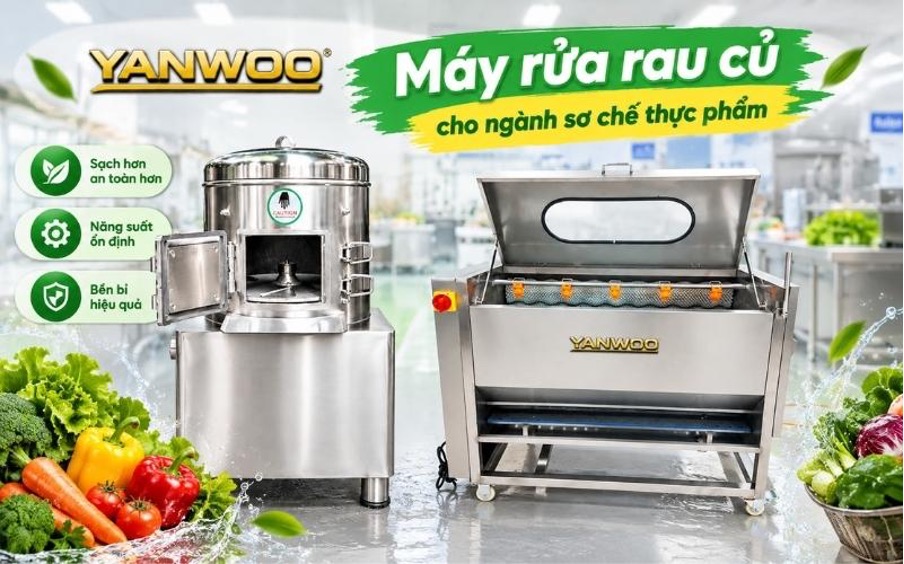 Máy rửa rau củ yanwoo